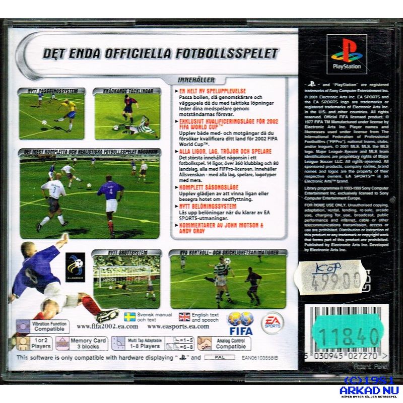 FIFA FOOTBALL 2002 PS1