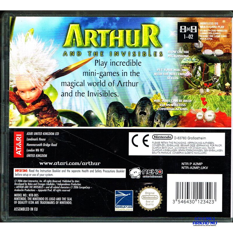 ARTHUR AND THE INVISIBLES DS