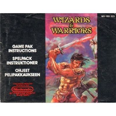 WIZARDS & WARRIORS NES SCN