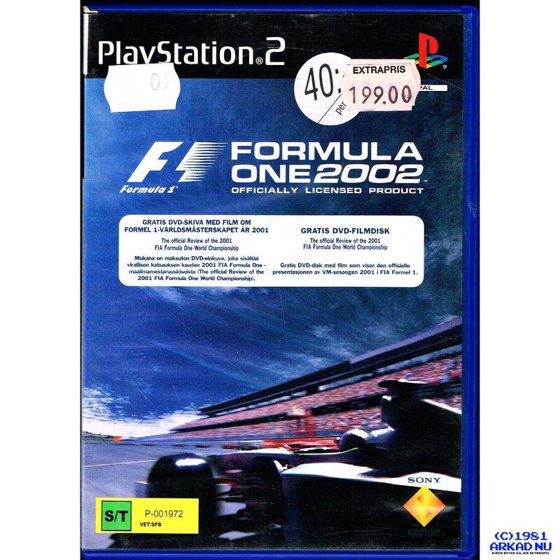 FORMULA ONE 2002 PS2