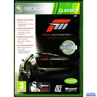 FORZA MOTORSPORT 3 XBOX 360