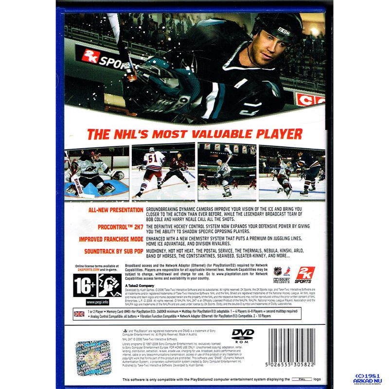 NHL 2K7 PS2