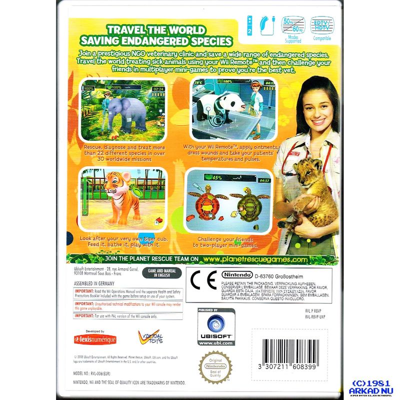 PLANET RESCUE WILDLIFE VET WII