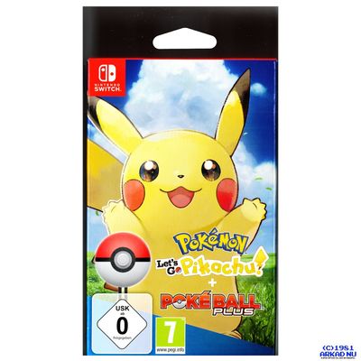 LETS GO PICHACHU + POKEBALL PLUS SWITCH