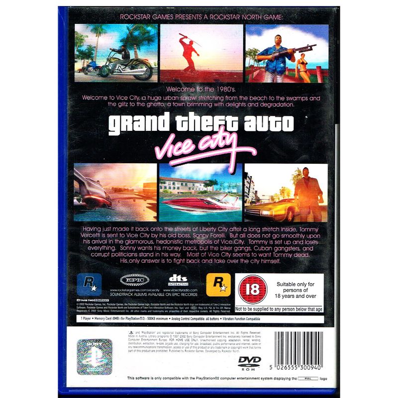 GRAND THEFT AUTO VICE CITY PS2