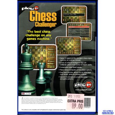 PLAY IT CHESS CHALLENGER PS2