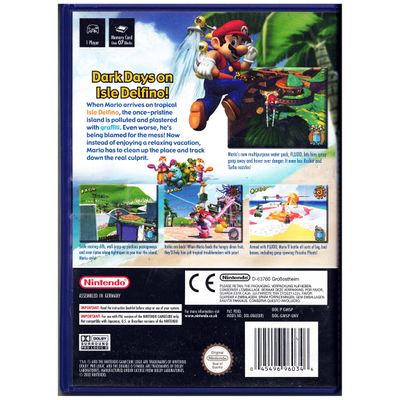 SUPER MARIO SUNSHINE GAMECUBE
