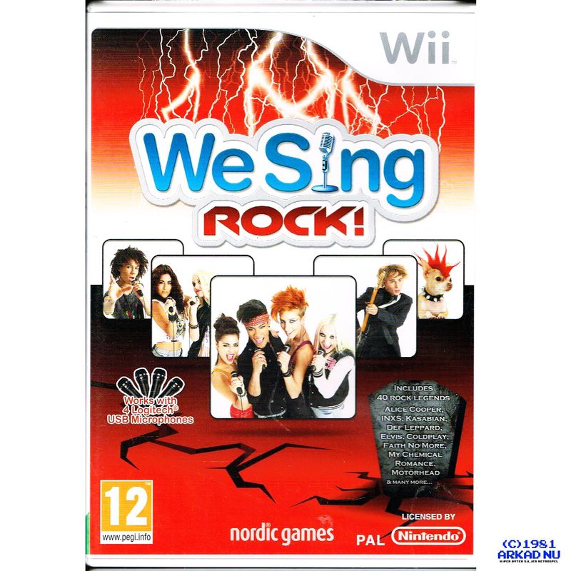 WE SING ROCK WII