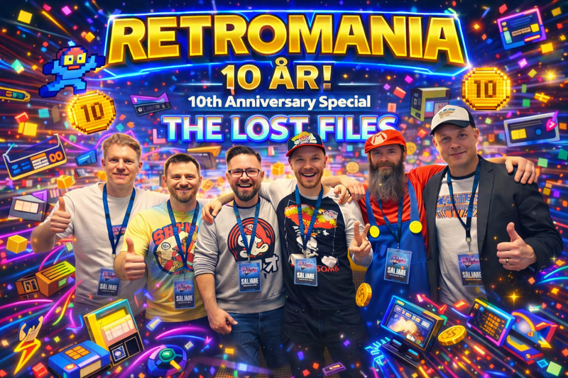 RETROMANIA TEN – THE LOST FILES | Behind the Scenes of Sweden’s Retro Gaming Event