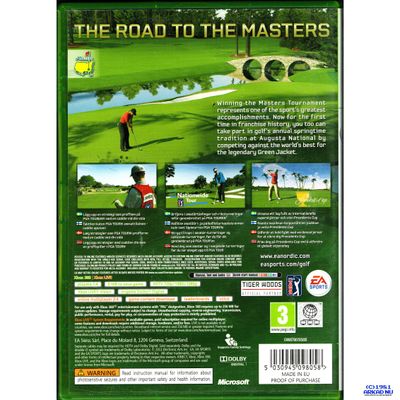 TIGER WOODS PGA TOUR 12 MASTERS XBOX 360