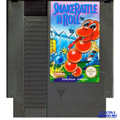 SNAKE RATTLE N ROLL NES SCN