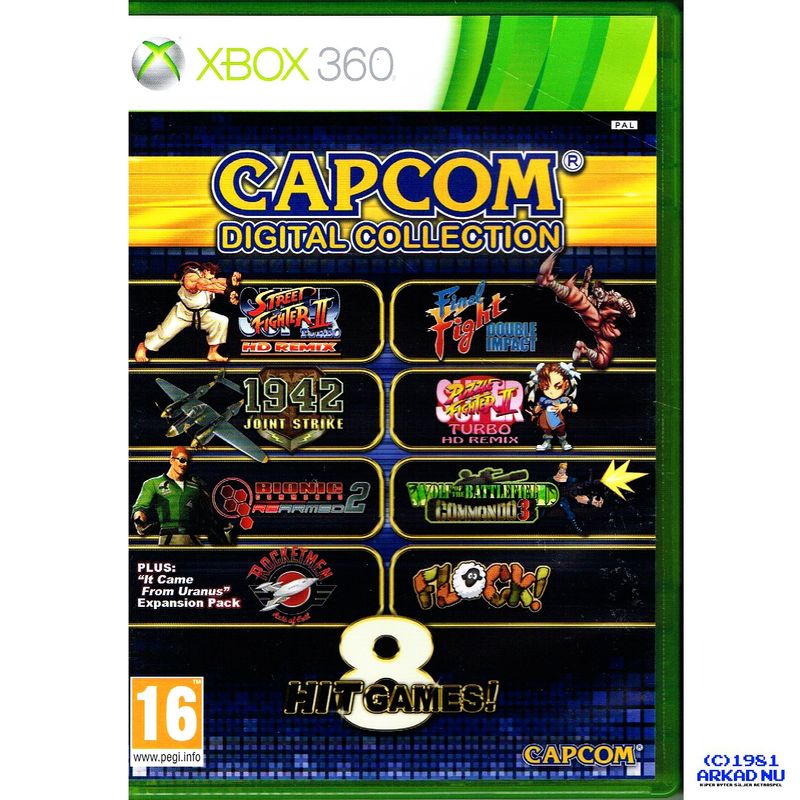 CAPCOM DIGITAL COLLECTION XBOX 360