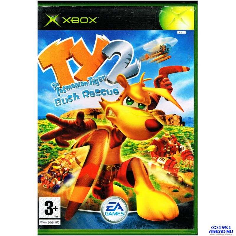 TY THE TASMANIAN TIGER 2 BUSH RESCUE XBOX