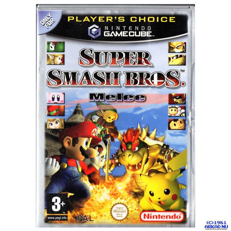 SUPER SMASH BROS MELEE GAMECUBE