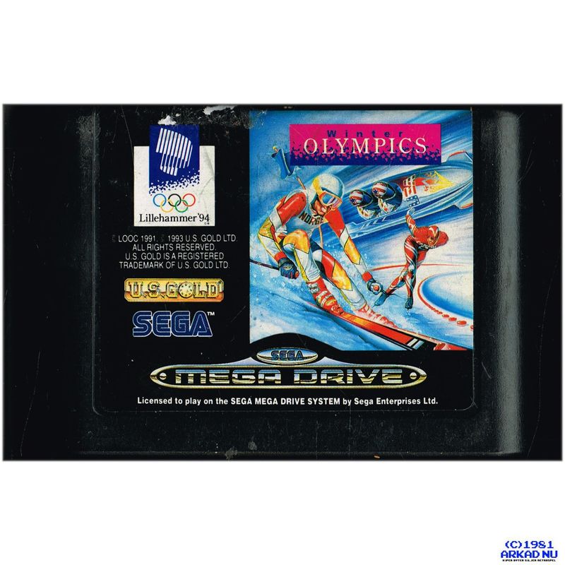 WINTER OLYMPICS MEGADRIVE