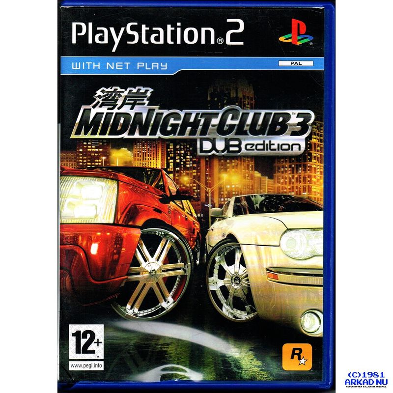 MIDNIGHT CLUB 3 DUB EDITION PS2