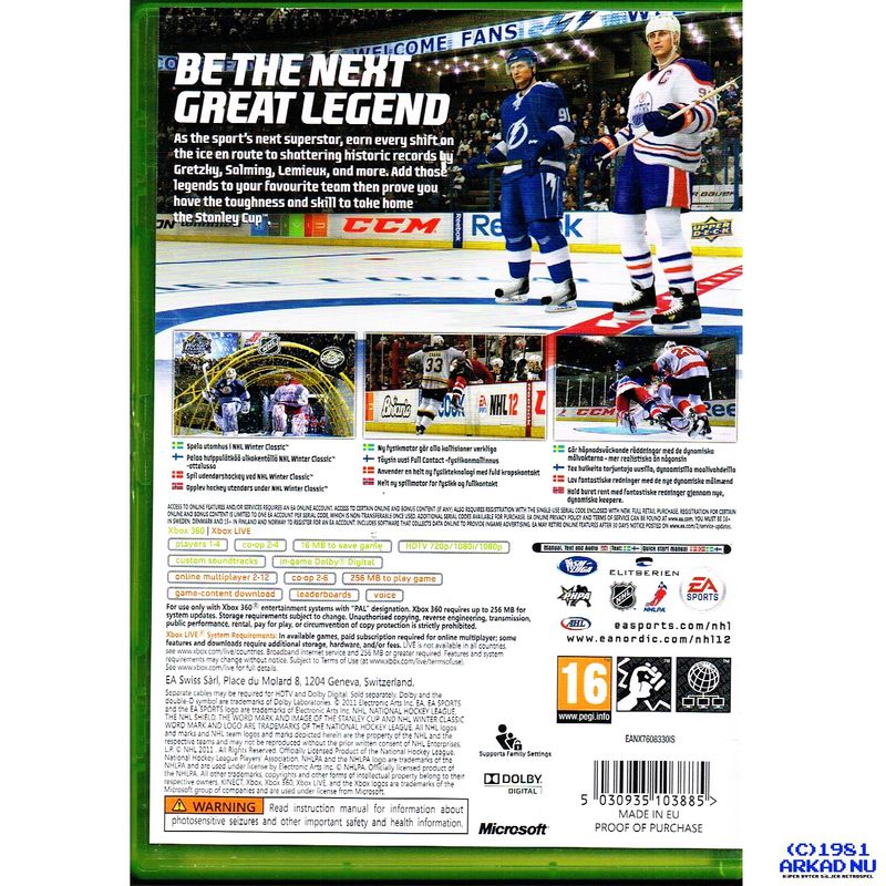 NHL 12 XBOX 360