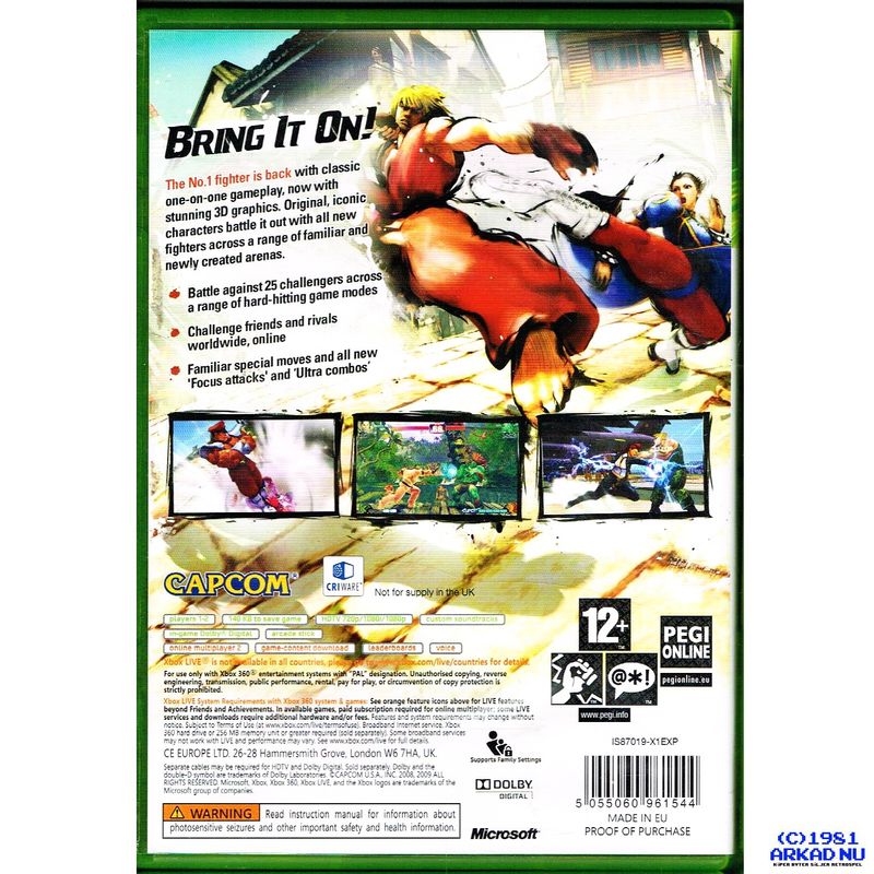 STREET FIGHTER IV XBOX 360