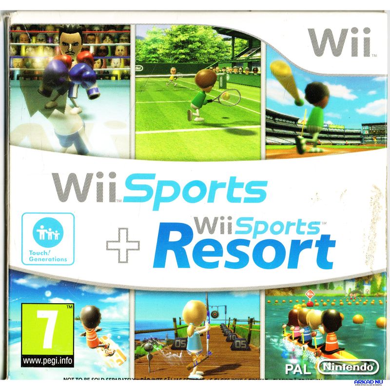 WII SPORTS + WII SPORTS RESORT WII