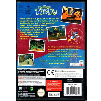 DONALD DUCK QUACK ATTACK GAMECUBE