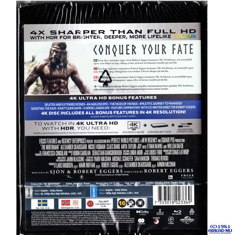 THE NORTHMAN COLLECTORS EDITION 4K ULTRA HD