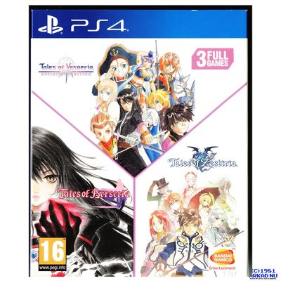 TALES OF VESPERIA + TALES OF BERSERIA + TALES OF ZESTIRIA COMPILATION PS4