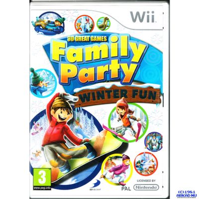 FAMILY PARTY WINTER FUN WII