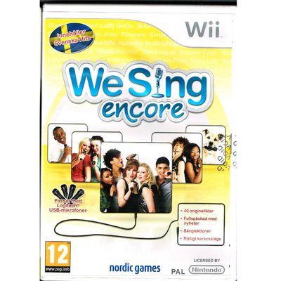 WE SING ENCORE WII