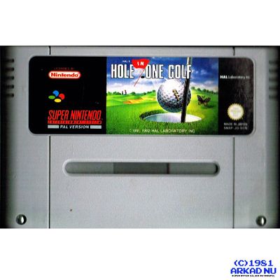 HALS HOLE IN ONE GOLF SNES SCN