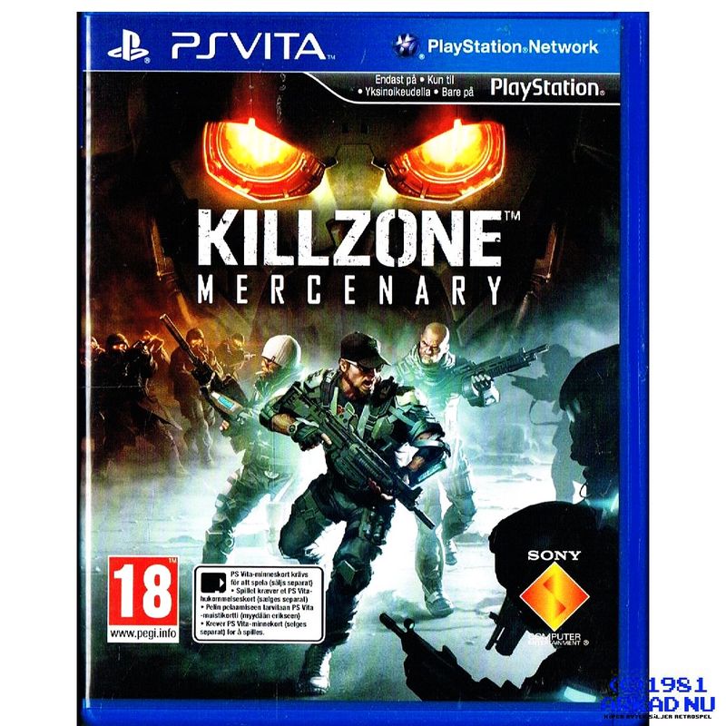 KILLZONE MERCENARY PS VITA