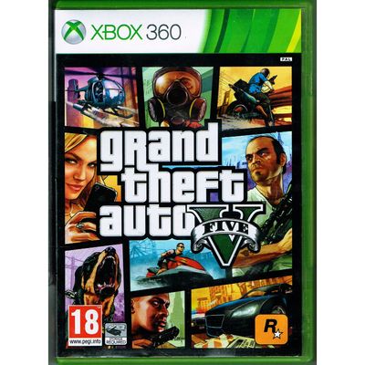 GRAND THEFT AUTO V XBOX 360 MED KARTAN