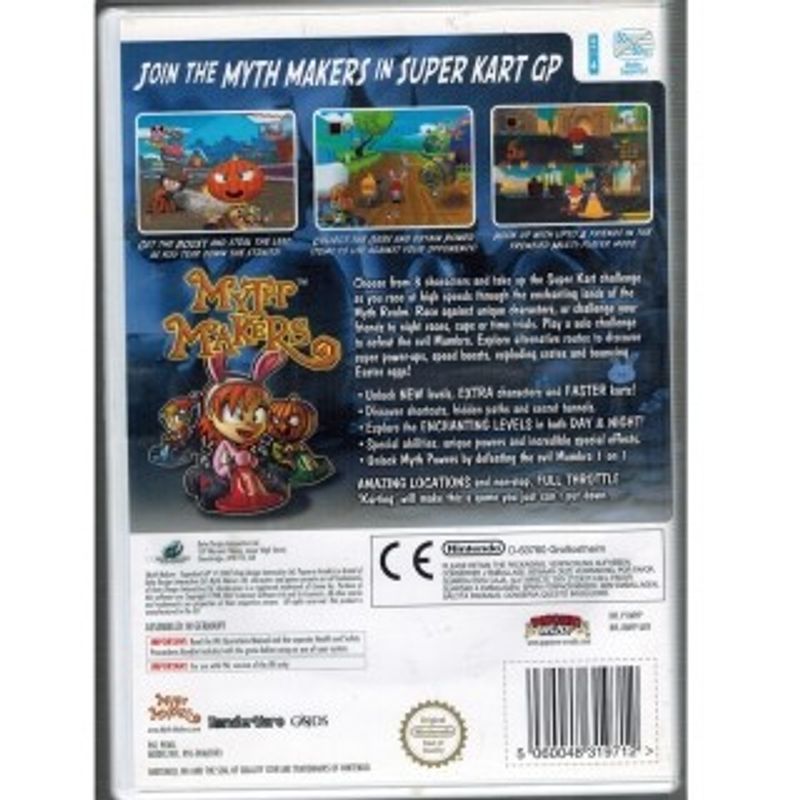 MYTH MAKERS SUPER KART GP WII