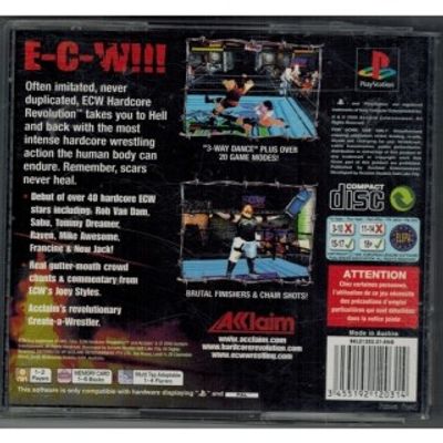 HARDCORE ECW REVOLUTION PS1