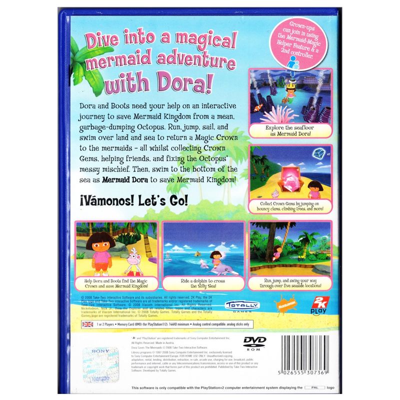 DORA SAVES THE MERMAIDS PS2