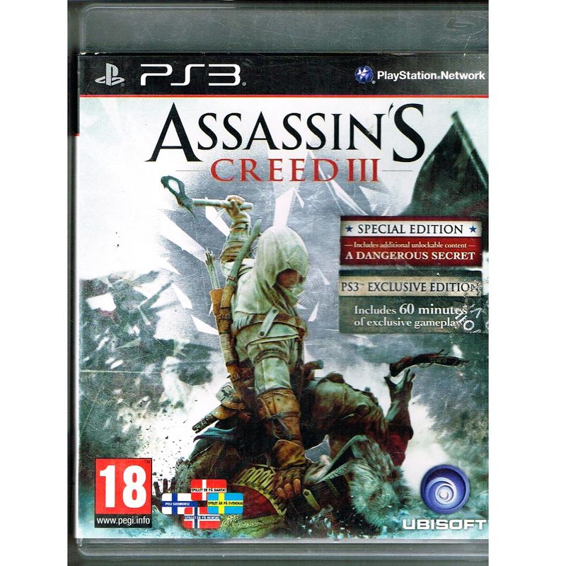 ASSASSINS CREED III SPECIAL EDITION PS3