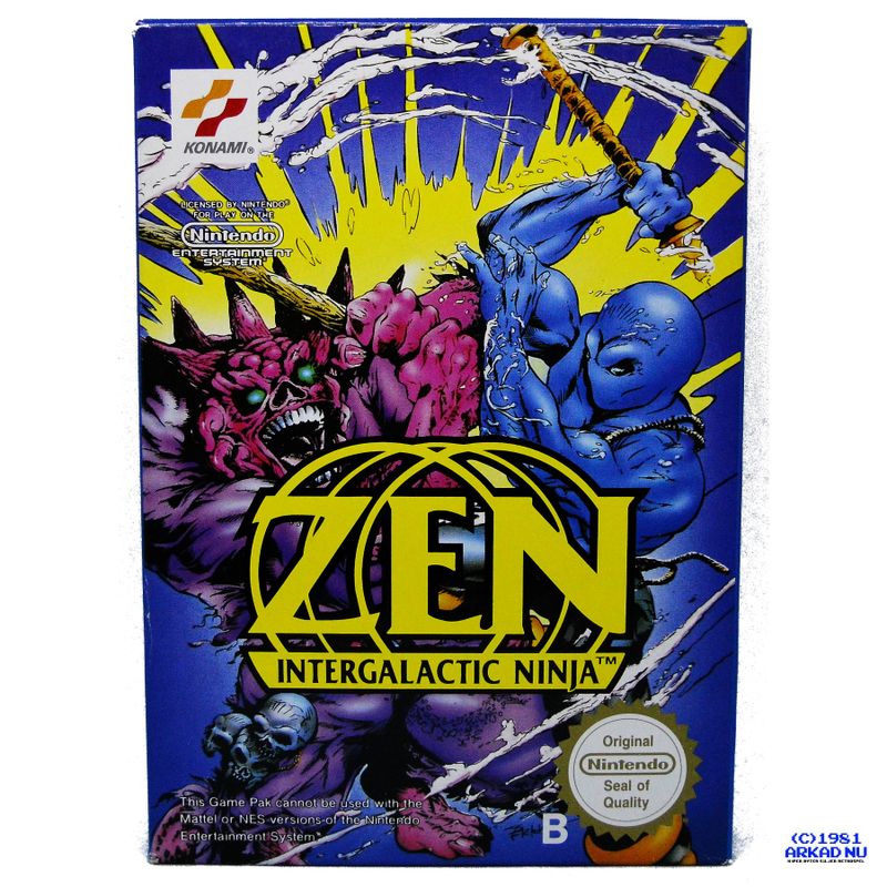 ZEN INTERGALACTIC NINJA NES NYSKICK