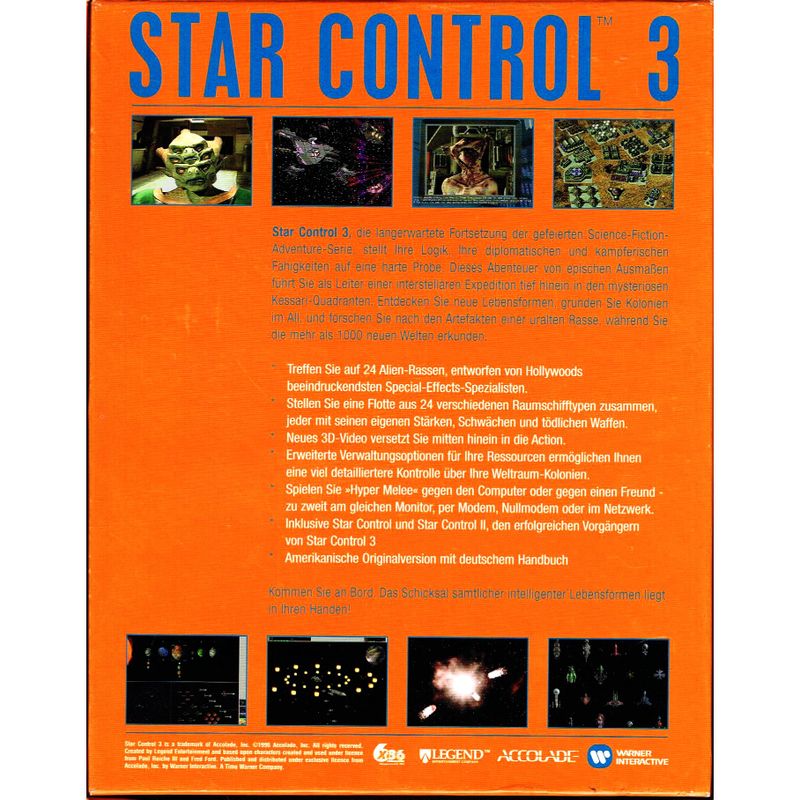 STAR CONTROL 3 INK STAR CONTROL OCH STAR CONTROL II PC