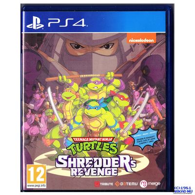 TEENAGE MUTANT NINJA TURTLES SHREDDERS REVENGE PS4