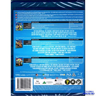 HOTEL TRANSYLVANIA 3-MOVIE COLLECTION BLU-RAY