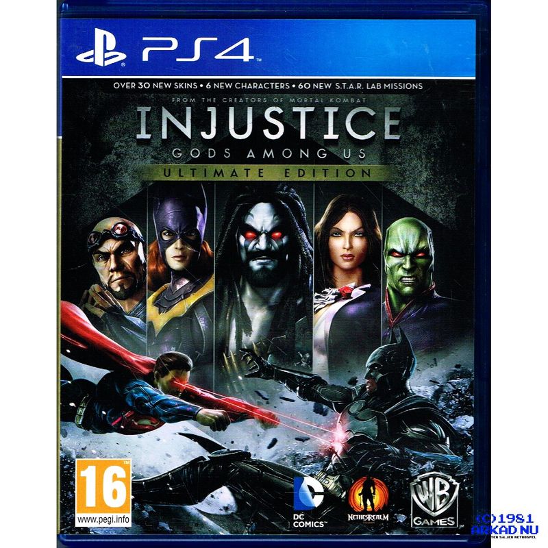 INJUSTICE GODS AMONG US ULTIMATE EDITION PS4