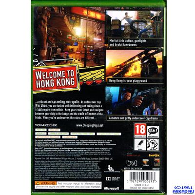 SLEEPING DOGS XBOX 360