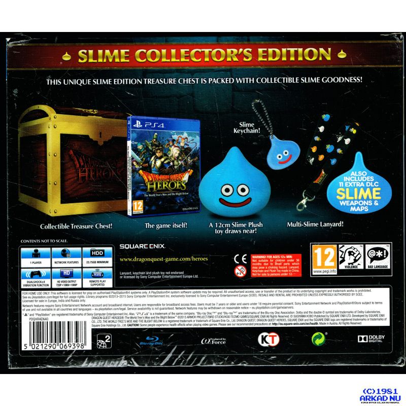 DRAGON QUEST HEROES SLIME COLLECTORS EDITION PS4