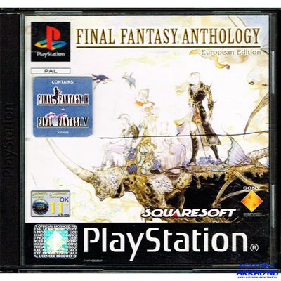 FINAL FANTASY ANTHOLOGY EUROPEAN EDITION PS1
