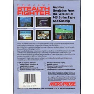 PROJECT STEALTH FIGHTER C64 TAPE