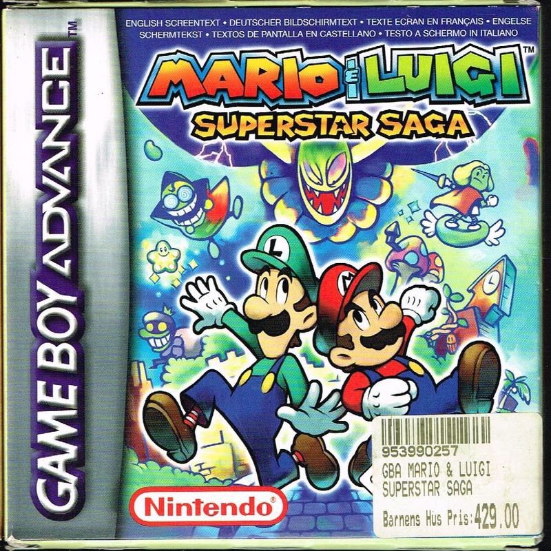 MARIO & LUIGI SUPERSTAR SAGA GAMEBOY ADVANCE