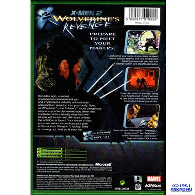 X-MEN 2 WOLVERINES REVENGE XBOX