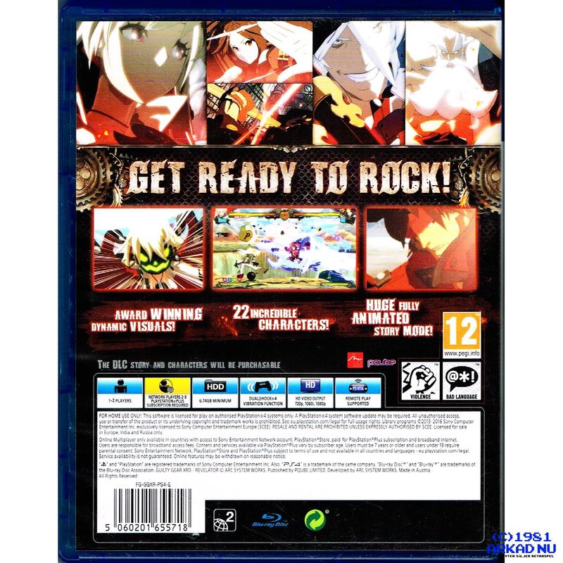 GUILTY GEAR XRD REVELATOR PS4