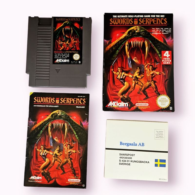 SWORDS AND SERPENTS NES SCN