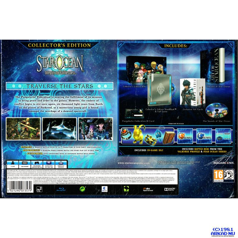 STAR OCEAN 5 INTEGRITY AND FAITHLESSNESS COLLECTORS EDITION PS4