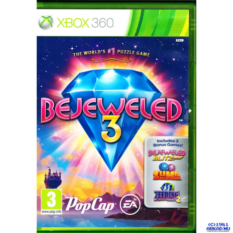 BEJEWELED 3 XBOX 360